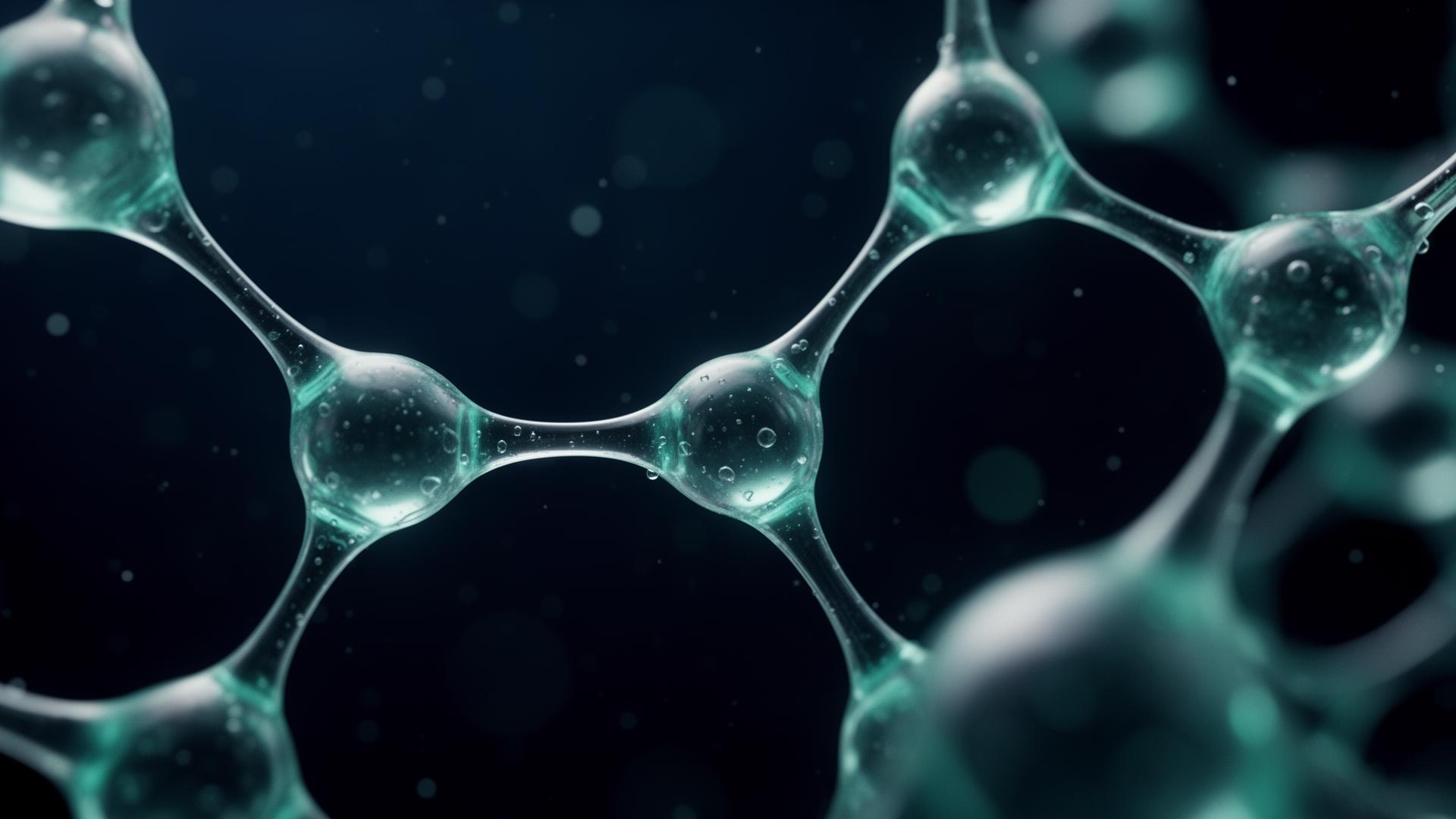 A crosslinked polymer network